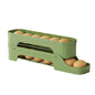 Durable Slide Organizer Automatic Egg Roller Large Capacity Space Saving Refrigerator Egg Storage Box Egg Organiser Kitchen