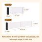 4/2Pcs Set Drawer Storage Partition Board Wardrobe Underwear Socks Cosmetic Sorting Storage Built in Drawer Board Scalable