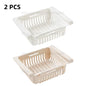 Retractable Multifunctional Tiered Refrigerator Shelf Fridge Organizer Box Fresh Divider Layer Shelf Kitchen Storage Organizer