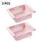 Retractable Multifunctional Tiered Refrigerator Shelf Fridge Organizer Box Fresh Divider Layer Shelf Kitchen Storage Organizer
